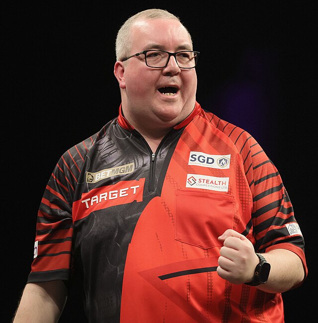 Stephen Bunting podczas Premier League