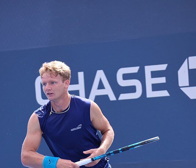 Maks Kaśnikowski podczas treningu