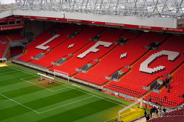 Siedziska na stadionie Liverpoolu
