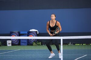 Aryna Sabalenka podczas treningu w Waszyngtonie
