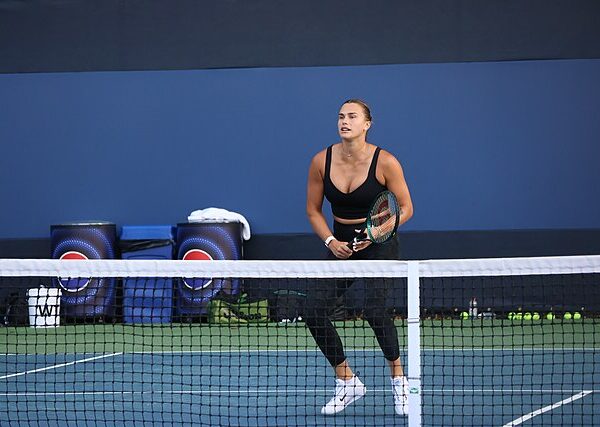 Aryna Sabalenka podczas treningu w Waszyngtonie