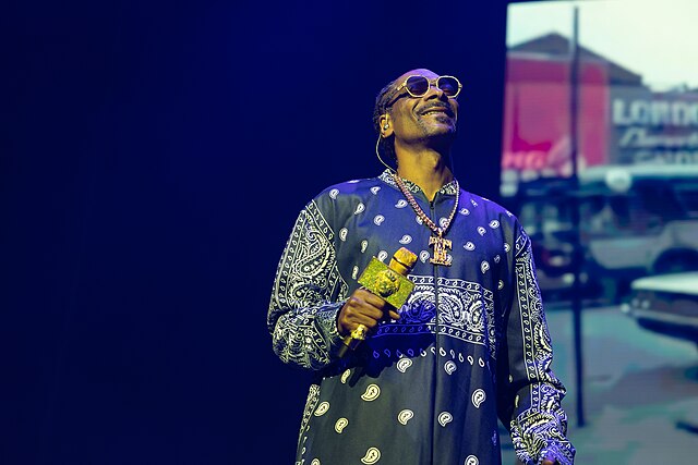 Snoop Dogg na scenie Qudos Bank Arena w Sydney