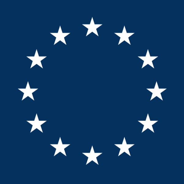 Gwiazdki symbolizujące drużynę Europy podczas Laver Cup