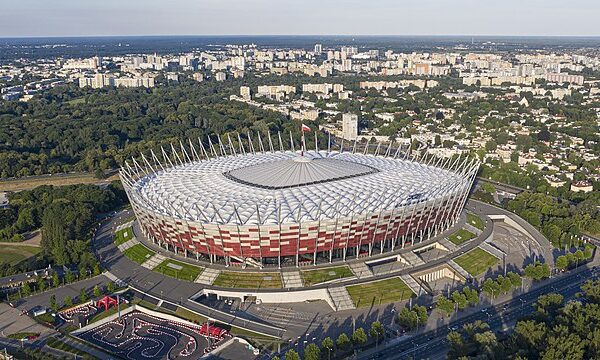 Stadion Narodowy z lotu ptaka