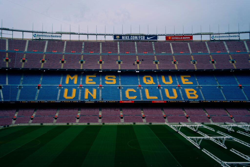 Widok na Camp Nou