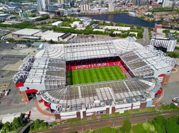 Old Trafford z lotu ptaka