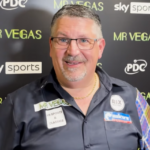 Gary Anderson na ściance z mediami