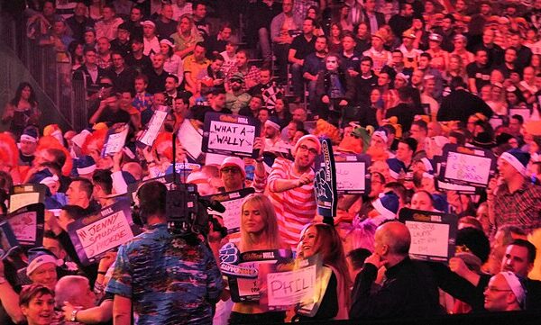 Kibice darta podczas Mistrzostw Świata