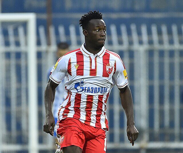 Osman Bukari w barwach Crveny Zvezdy
