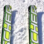 Narty firmy Fischer na śniegu