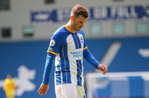 Pascal Gross ze spuszczoną głową na boisku