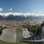 Panorama ze skoczni w Innsbrucku