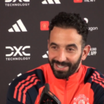 Ruben Amorim w rozmowie z mediami podczas konferencji prasowej