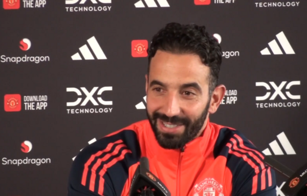 Ruben Amorim w rozmowie z mediami podczas konferencji prasowej