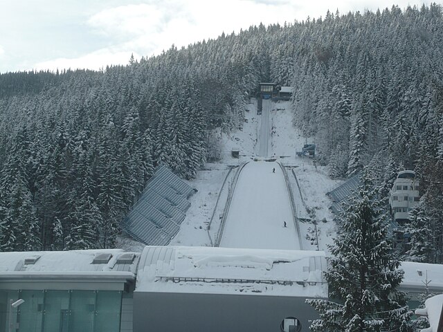 Wielka Krokiew w otoczeniu zimowym