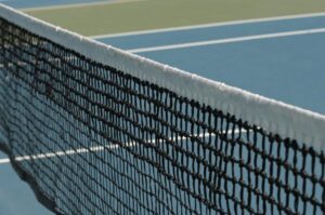 Siatka tenisowa od skosu