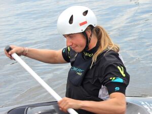 Klaudia Zwolińska w kajaku