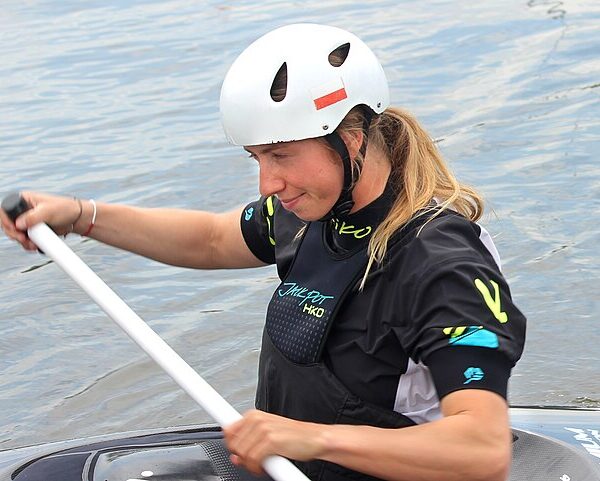 Klaudia Zwolińska w kajaku