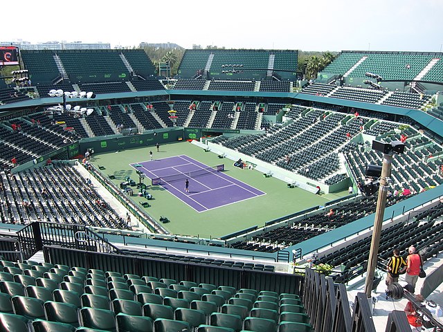 Kort centralny w Miami