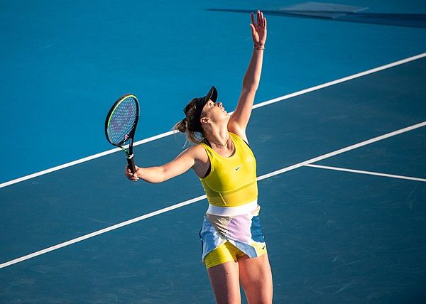 Elina Svitolina bierze zamach, aby zaserwować