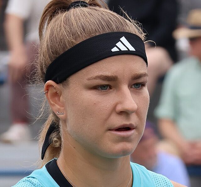 Zniesmaczona Karolina Muchova