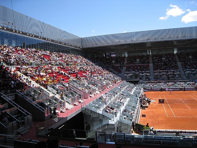 Trybuna boczna w Madrycie