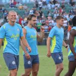 Drużyna Manchesteru City na treningu