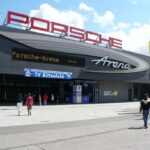 Porsche Arena z zewnętrznej strony