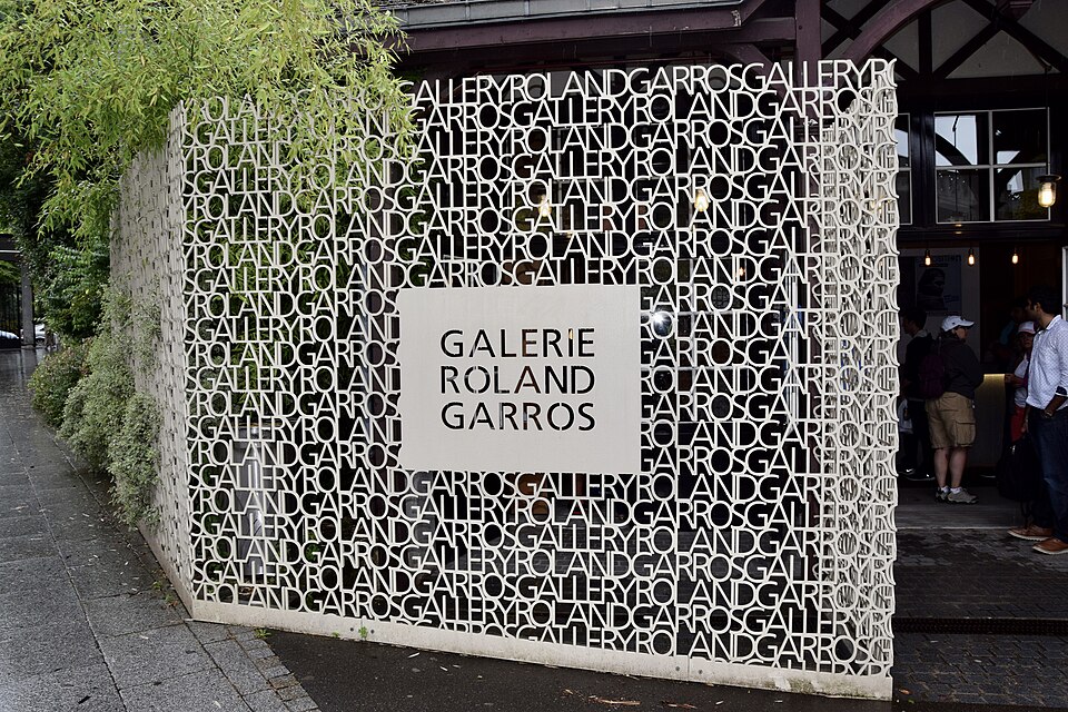 Wejście do galerii Roland Garros