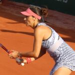 Tatjana Maria wyczekująca serwisu rywalki