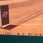 Siatka tenisowa z napisem ATP Challenger