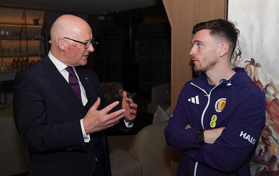 Andy Robertson w spotkaniu z pierwszym ministrem Szkocji