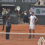 Alexander Zverev udziela wywiadu pomeczowego