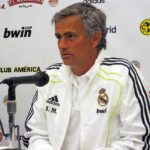 Jose Mourinho podczas konferencji prasowej