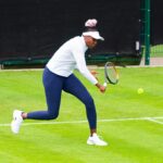 Venus Williams podczas treningu