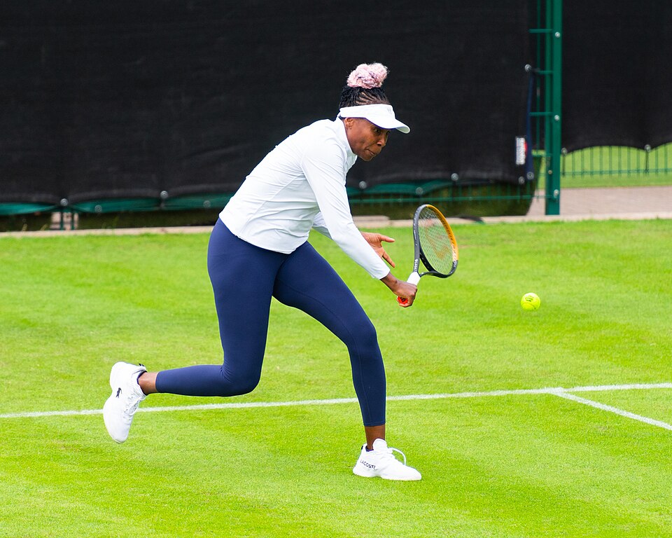 Venus Williams podczas treningu