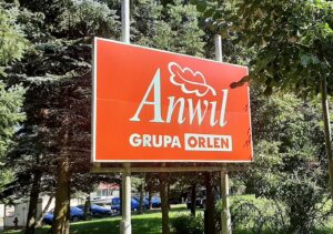 Baner Anwilu Włocławek w Zarzeczewie