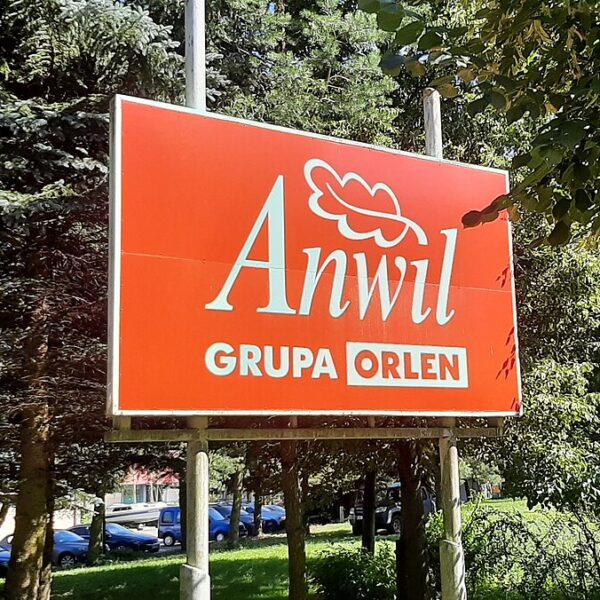 Baner Anwilu Włocławek w Zarzeczewie