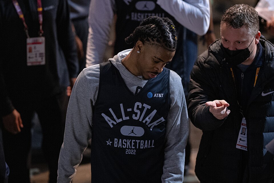 Ja Morant w koszulce All-Star