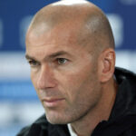 Zinedine Zidane podczas konferencji prasowej