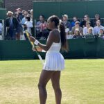 Alycia Parks przekładająca naciąg