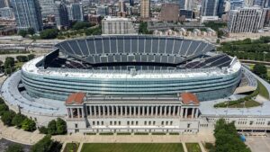 Solider Field z perspektywy ptaka