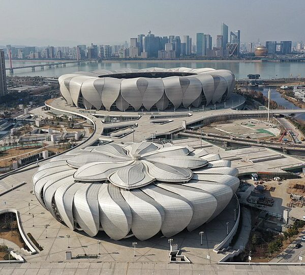 Hangzhou Olympic Sports Expo Center z góry