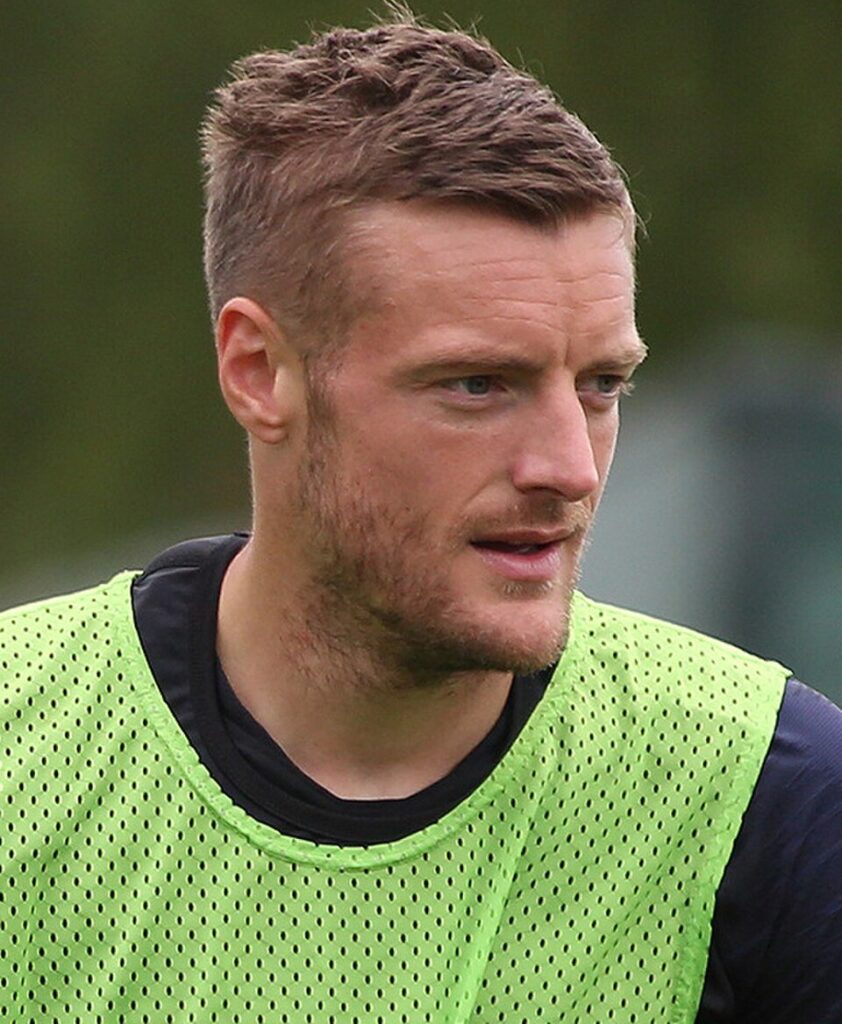 Jamie Vardy w stroju treningowym