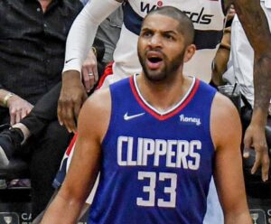 Nicolas Batum w koszulce Los Angeles Clippers