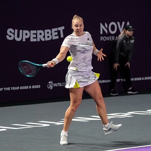 Anna Blinkova podczas Transylvania Open