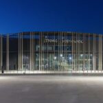 Arena Sosnowiec w zmroku