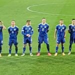Reprezentacja Bośni i Hercegowiny ustawiona w rządku